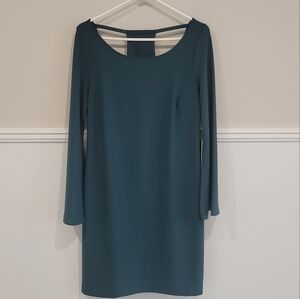 Beyond Proper by Boston Proper Green Dress Size Small